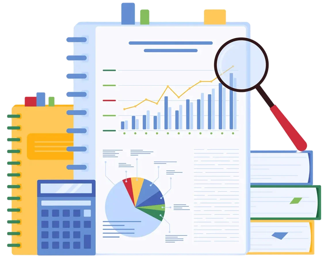 Data analysis materials with documents and tools